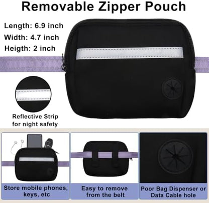 Hands Free Crossbody Bungee Waist Belt Dog Leash for Running - Image 3
