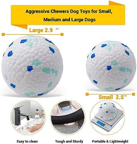 Dog Balls Toys for Aggressive Chewers (2 PCS) - Image 3