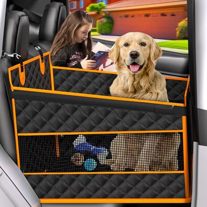 EPN Dog Car Seat, Back Seat Extender for Medium and Large Dogs, Black by WelcometoAmericanEpsilon