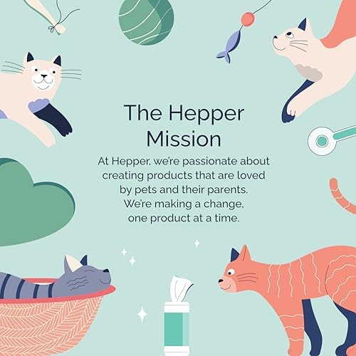 Hepper Pet Wash Wipes - Aloe & Cucumber - For Dogs & Cats - Image 6