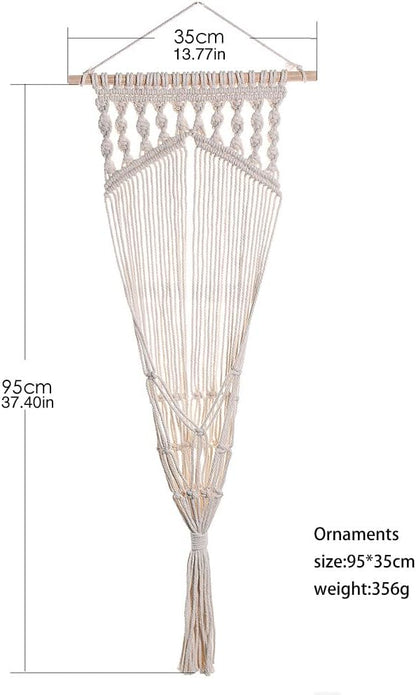 Hanging Macrame Cat Hammock Bed, Hanging Cat Bed, Boho Wall Hanging Cat Hammock for Indoor Outdoor Home Decor, Swing Bed for Cat Small Dog Sleeping Playing Climbing