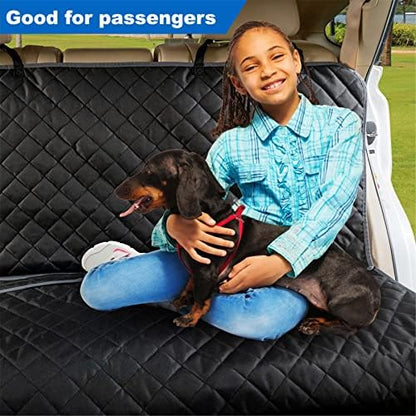 VIEWPETS Bench Car Seat Cover Protector - Waterproof, Heavy-Duty and Nonslip Pet Car Seat Cover for Dogs with X-Large Size Fits for Large SUVs & Trucks - Image 4