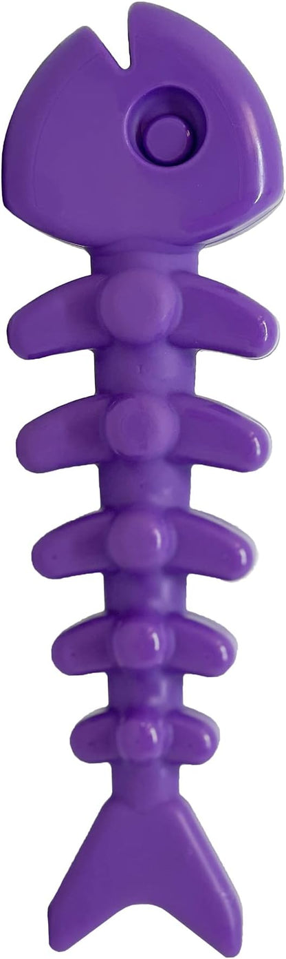 SodaPup Fish Bone – Durable Dog Chew Toy Made in USA from Non-Toxic, Pet Safe, Food Safe, Nylon Material for Mental Stimulation, Clean Teeth, Fresh Breath, Problem Chewing, Calming Nerves, & More