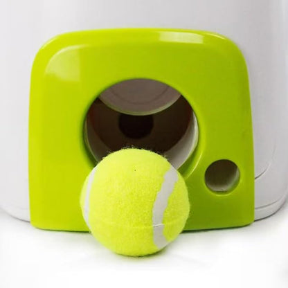 Dog Ball Reward Machine, Interactive Tennis Balls Rolling to Motivate, ABS pet Toys for Indoor and Outdoor Play