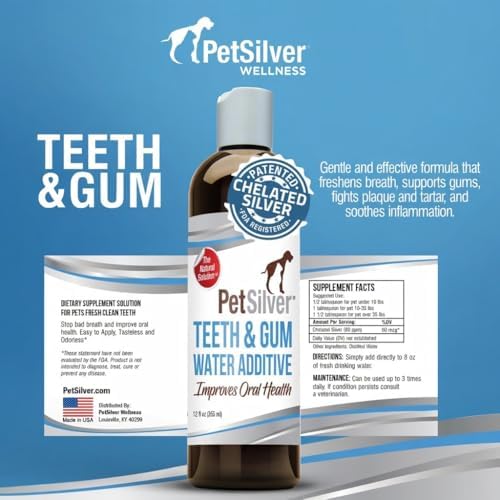 PetSilver Teeth & Gum Water Additive for Dental Care, USA, 12 fl oz - Image 6