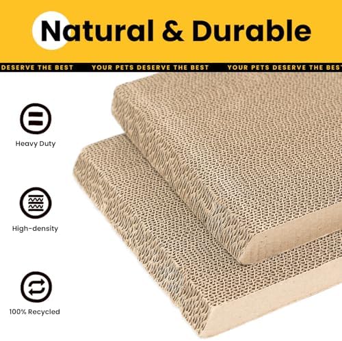 Conlun Vertical Cat Scratcher | A-Frame Scratching Pad | Medium - Image 6