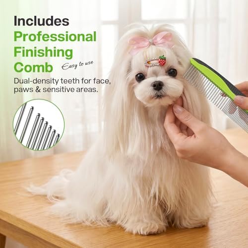 Pecute Self-Cleaning Undercoat Rake for Dogs Cats with Thick Double Coats - Image 6