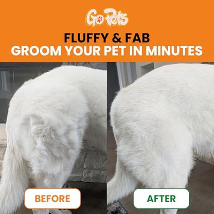 GoPets 2-in-1 Deshedding & Dematting Comb & Grooming Brush for Dogs & Cats - Image 4