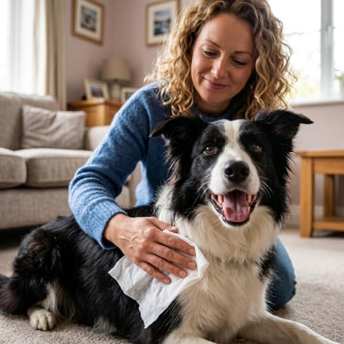 Dog Wipes for Cleaning & Deodorizing - 2 Packs of 80 Dog Wipes Each - Unscented Pet Wipes for Paws, Butt & Body - Grooming Wipes for Puppies & Adult Dogs - Gentle on Skin - Image 6