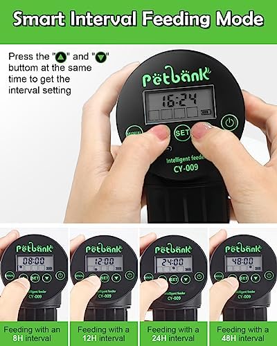 Automatic Fish Feeder for Aquarium Easy Setup & 4 Timers Black - Image 5