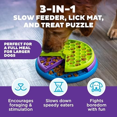 Outward Hound Nina Ottosson Lickin’ Layers 3-in-1 Dog Toy Treat Puzzle, 10" - Image 2