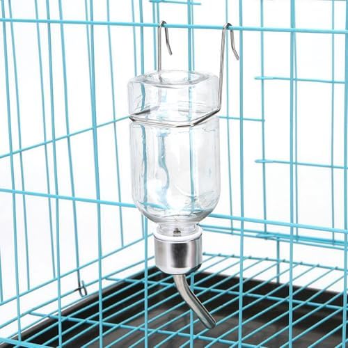 UKCOCO 2pcs Plastic Rabbit Water Feeder Hanging Pet Drinking Bottles No Leak Bunny Feeder for Hamsters Guinea Pigs Chinchillas Small Animals - Image 6