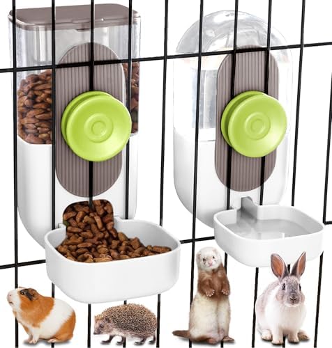 Kenond 35oz Rabbit feeders,Rabbit Water Dispenser,Pet Ferret Cage Food Bowl by Kenond
