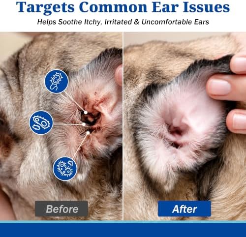 Yeast Infection Treatment for Dogs, Otitis Externa Ear Drops for Dogs, Supports Yeast Ear Infection Care & Ear Wellness, Supports Ear Comfort, Itching, Redness & Discomfort, 1.01 fl oz (30 mL) - Image 3