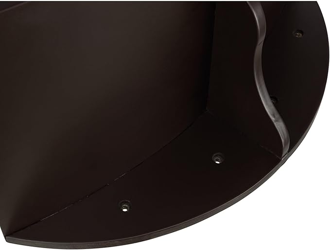Trixie Lea Wall Mount Perch XXL, Cat Shelf with Soft Plush Cushion Bed, Ideal for Large Cats, 11 x 19-inches, Espresso Brown (44580)