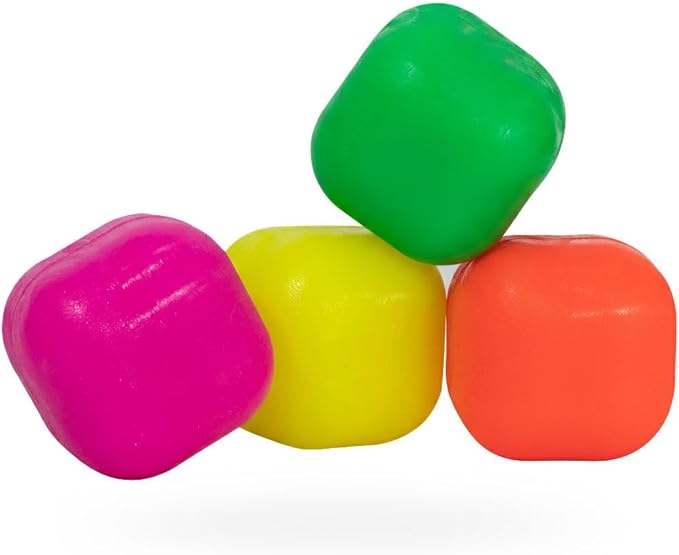 Ruff Dawg Cube Medium 2.5 Indestructible Dog Toy – Heavy-Duty Rubber Fetch & Chew Toy for Aggressive Chewers – Erratic Bounce, Floats, BPA & Latex Free – Made in USA