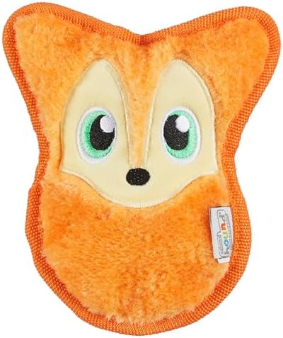 Outward Hound Durablez Minis Tough Chew Plush Squeaky Dog Toy, Fox, 6.3" by OutwardHound