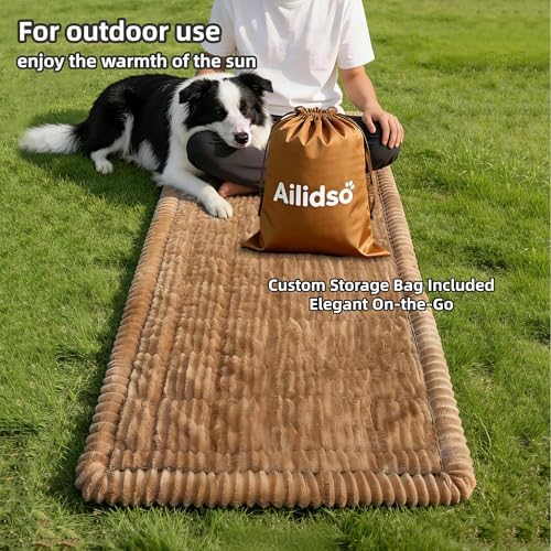 Soft Plush Dog Car Seat Cover & Sofa Protector, Non-Slip Mat (23.6''×82'') - Image 4