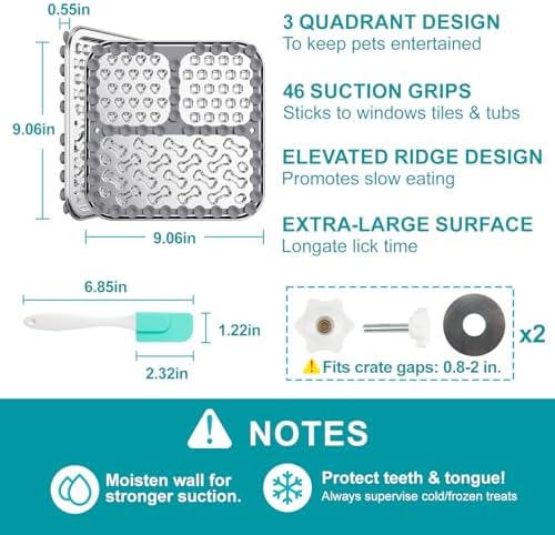 Kactoily 1 Pack 304 Food-Grade Stainless Steel Lick Mat for Dogs and Cats - Image 6