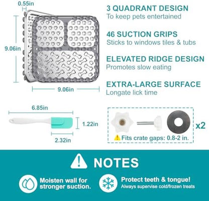 Kactoily 1 Pack 304 Food-Grade Stainless Steel Lick Mat for Dogs and Cats - Image 6