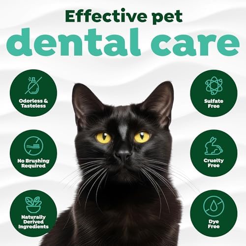 TropiClean Fresh Breath Cat Dental Water Additive, + UTI Support, 16oz - Image 5
