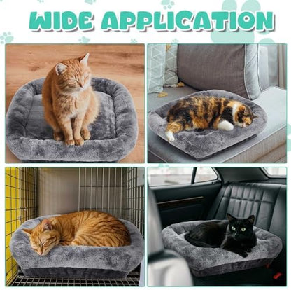 Abbylike 2 Pcs Cat Tree Replacement Bed Covers,13.8 x 13.8 Inch - Image 6