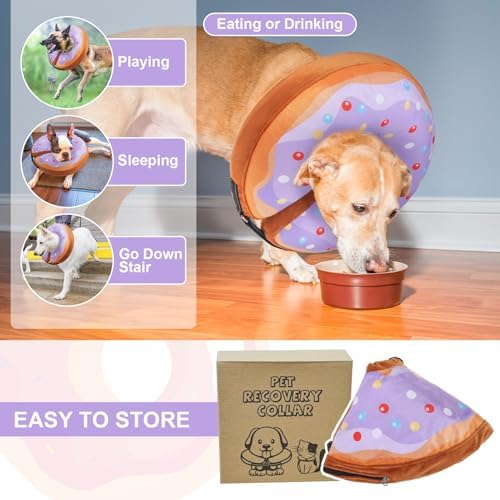 BEAUTYZOO Dog Cone Collar Alternative After Surgery,Pet Neck Donut E‑Collar - Image 6