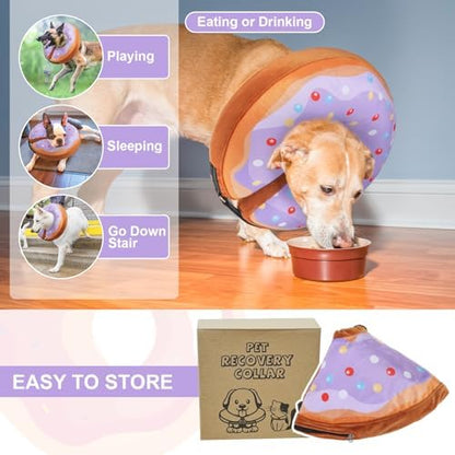 BEAUTYZOO Dog Cone Collar Alternative After Surgery,Pet Neck Donut E‑Collar - Image 6