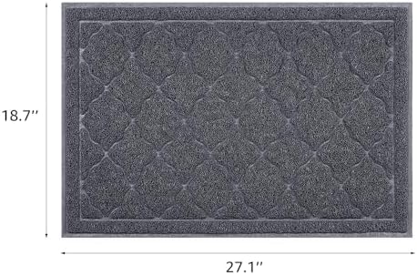 unipaws Cat Litter Trapping Mat, Litter Box Scatter Control Pad - Image 5