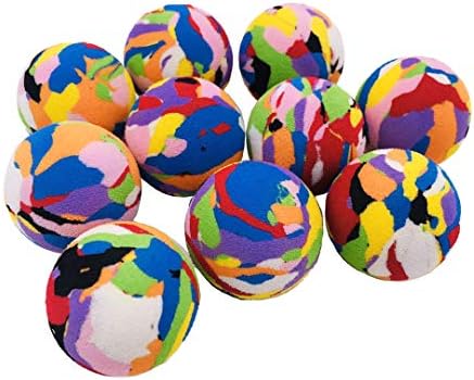 PET SHOW 10pcs Pack Cats Interactive Toys Balls for Indoor Cat 35mm Camouflage Soft EVA Foam Ball for Kitten Chase Playing Toy for Small Dogs Animals Puppies - Image 2