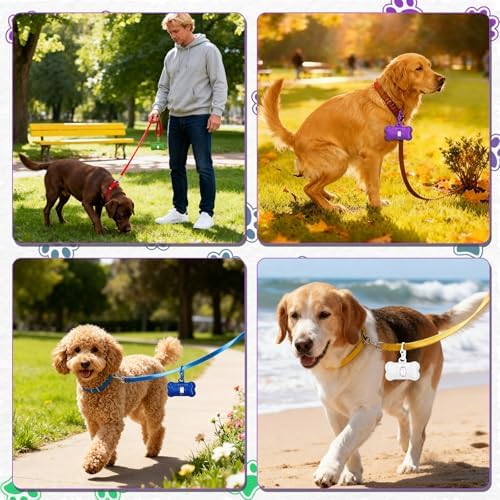 Zhehao 50 Pack Dog Poop Bag Holders for Leashes - Image 4