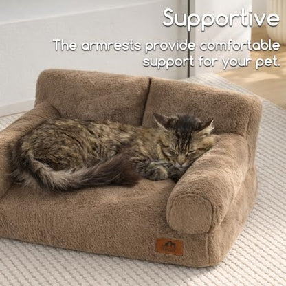 Hollypet Small Dog Large Cat Bed Puppy Couch Beds for Pets up to 25 lbs - Image 4
