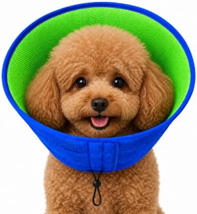 Soft Dog Cone Recovery Collars & Cones After Surgery for Medium Dogs by LHNTGR