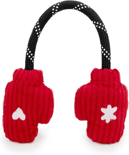 ZippyPaws - Holiday Rope Tugz Mittens Dog Toy