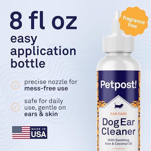 Petpost | Dog Ear Cleaner - Natural Coconut Oil Solution - Best Remedy for Odor - Dog Ear Problems - Chemical & Irritant Free 8 oz. - Image 6