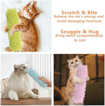 3 Pack Catnip Toys,Soft and Durable Cat Pillows Toys, Funny cat Toy - Image 5