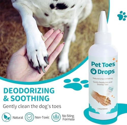 Dog Paw Cleaning Solution,3.4 FL Oz Pet Paw Cleaner,Dog Paw Cleaner, Pleasant Smell Dog Foot Cleaner, Deep Clean Paw Cleaner for Dogs and Cats,No Rinse Dog Paw Washer - Image 6