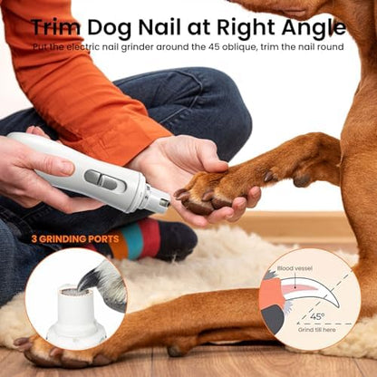 Tife Dog Nail Grinder for Dogs and Cats, Quiet Rechargeable - Image 6
