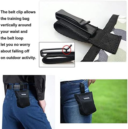 leconpet Dog Treat Pouch Portable Treat Pouch for Dog Training Easily Carries Perfect Food Snack Storage Holder for Puppy Training and Walking (Black) - Image 2