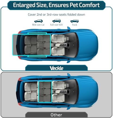 SUV Cargo Liner for Dogs - Trunk Cover with Side Walls for Compact SUV - Image 3