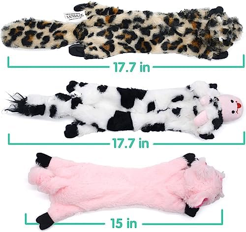 SHARLOVY Dog Squeaky Toys No Stuffing, 3 Pack Crinkle Dog Toys for Small - Image 5
