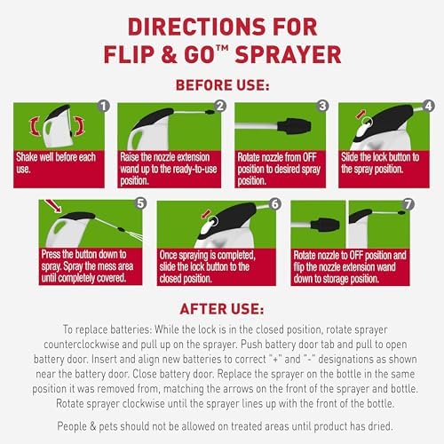 Nature's Miracle Outdoor Pet Stain & Odor Remover, 64 oz Flip & Go Sprayer - Image 6