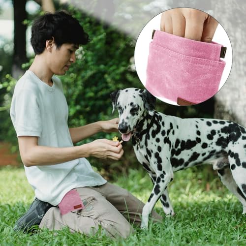 1 Pcs Pocket Pet Training Pouch,Dog Treat Pouch (Pink) - Image 4