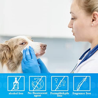 Treela 10 Pack Dog Pet Wipes, 80 Count Paws Body, Unscented - Image 5