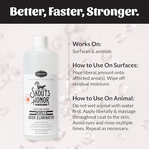SKOUT'S HONOR Skunk Odor Eliminator for Pets, 32 oz - Image 6