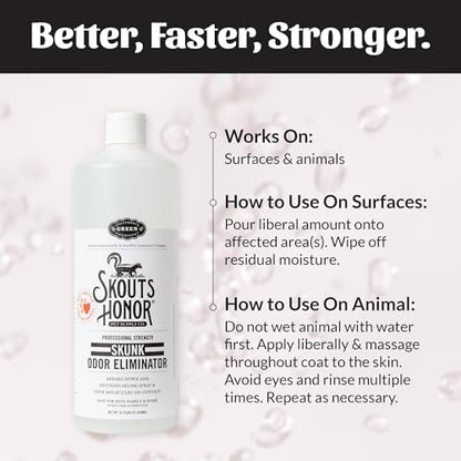 SKOUT'S HONOR Skunk Odor Eliminator for Pets, 32 oz - Image 6