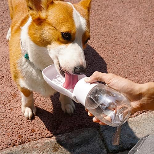 Foldable Dog Water Bottle, Portable Water Dispenser for Dog, Cat, Rabbit, Puppy and Small Animals, Dishwasher Safe Pet Accessories for Walking, Hiking, Travel - Image 3