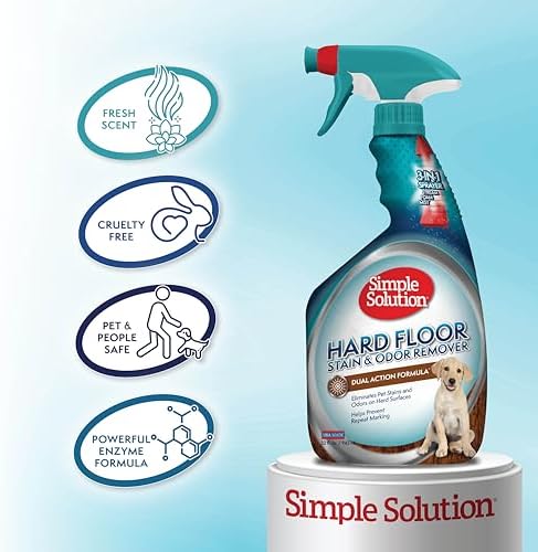 Simple Solution Hard Floor Dog Stain & Odor Remover, Gallon & 32oz Bundle - Image 5