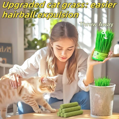 Cat Toy 18Pcs Variety Pack Cat Grass Treat & Catnip Rope Mix - Image 3