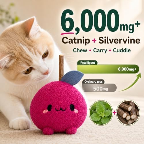 Durable and lnteractive Cat Teething Stick Toys: Chewing Stick, Grinding Teeth Rod, and chewable Cat Doll for Your Pet's Entertainment (Red) - Image 2
